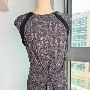 IRO Black and Gray Backless Dress